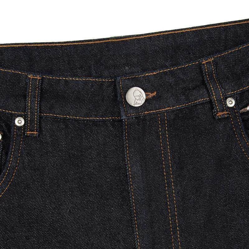 Blossom Embroidered Denim