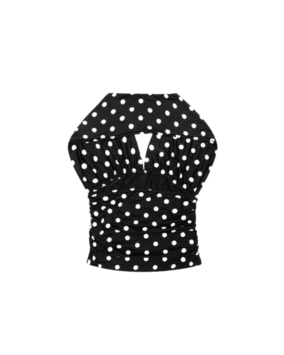 Polka Dot V-Neck Top