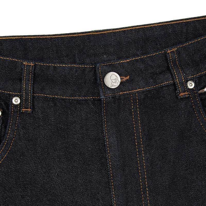 Blossom Embroidered Denim