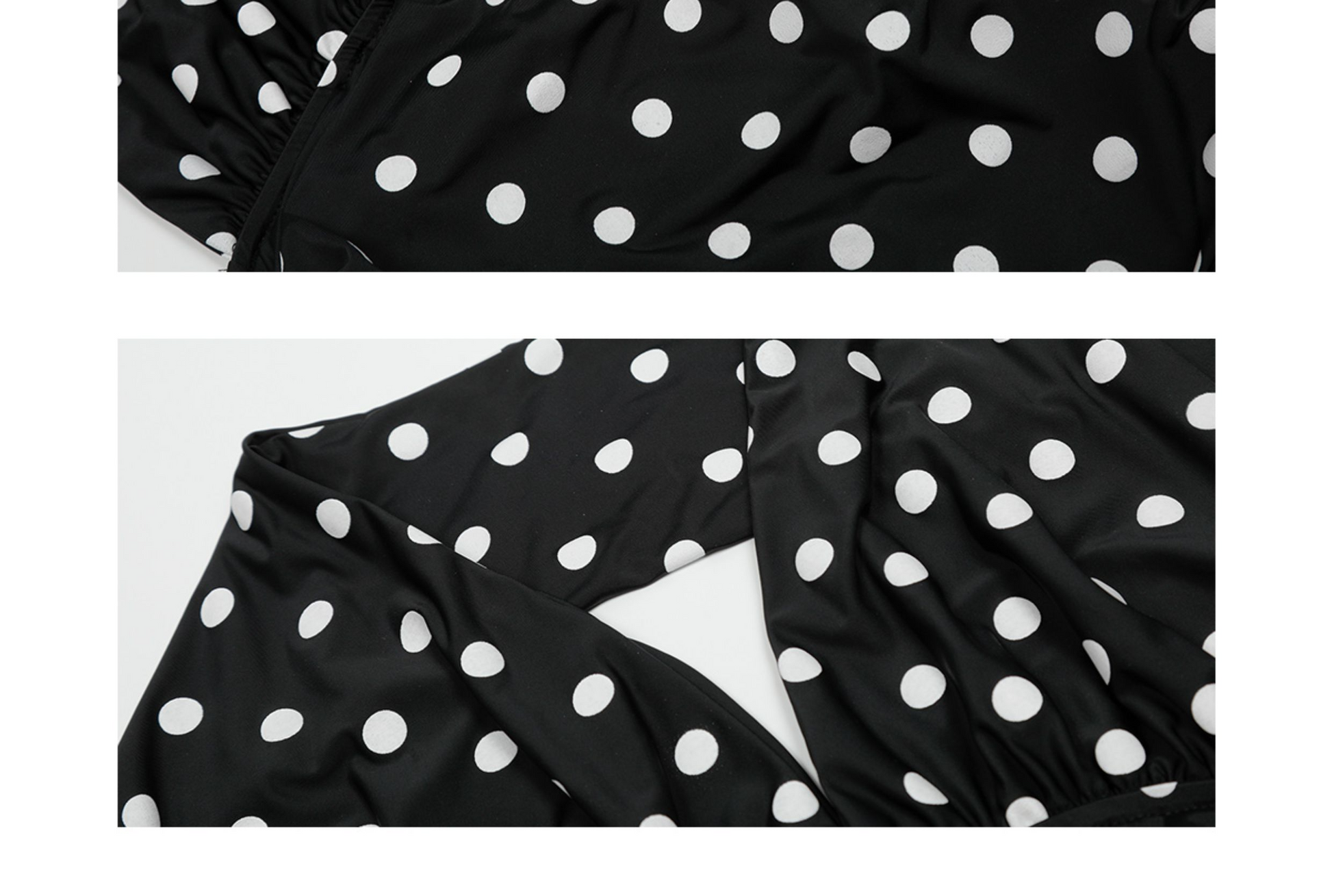 Polka Dot V-Neck Top