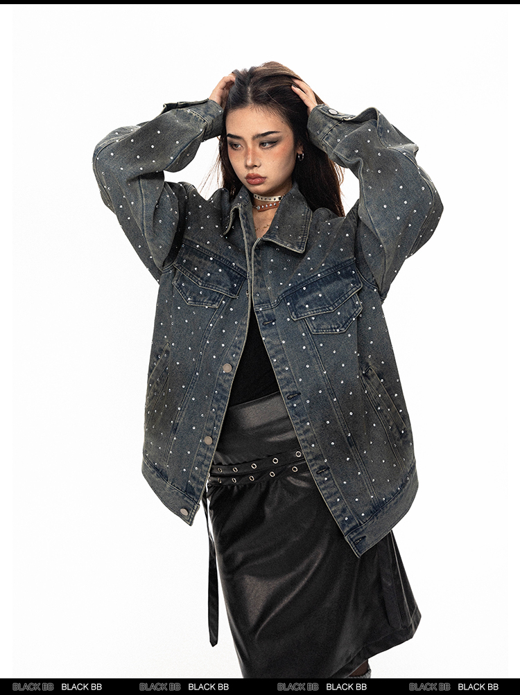 Diamond Denim Jacket