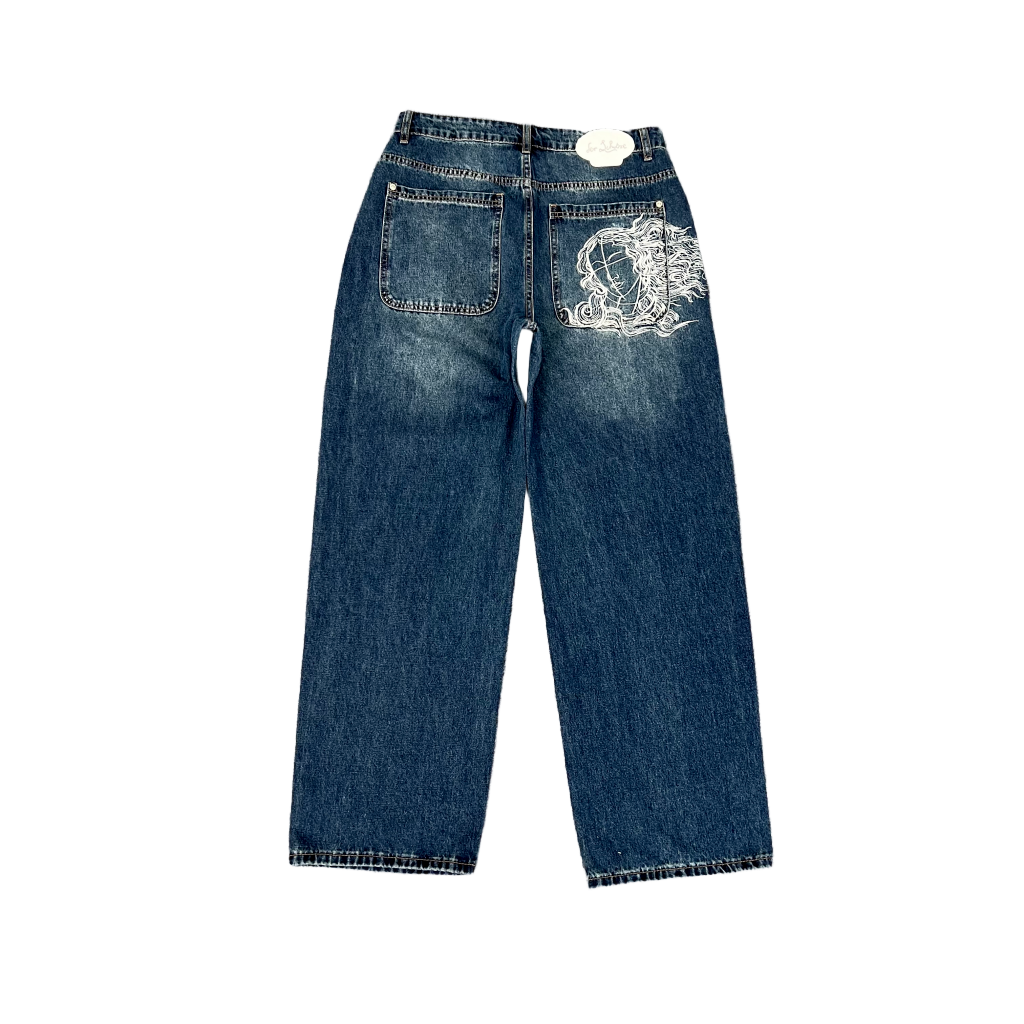 Venus Embroidered Denim
