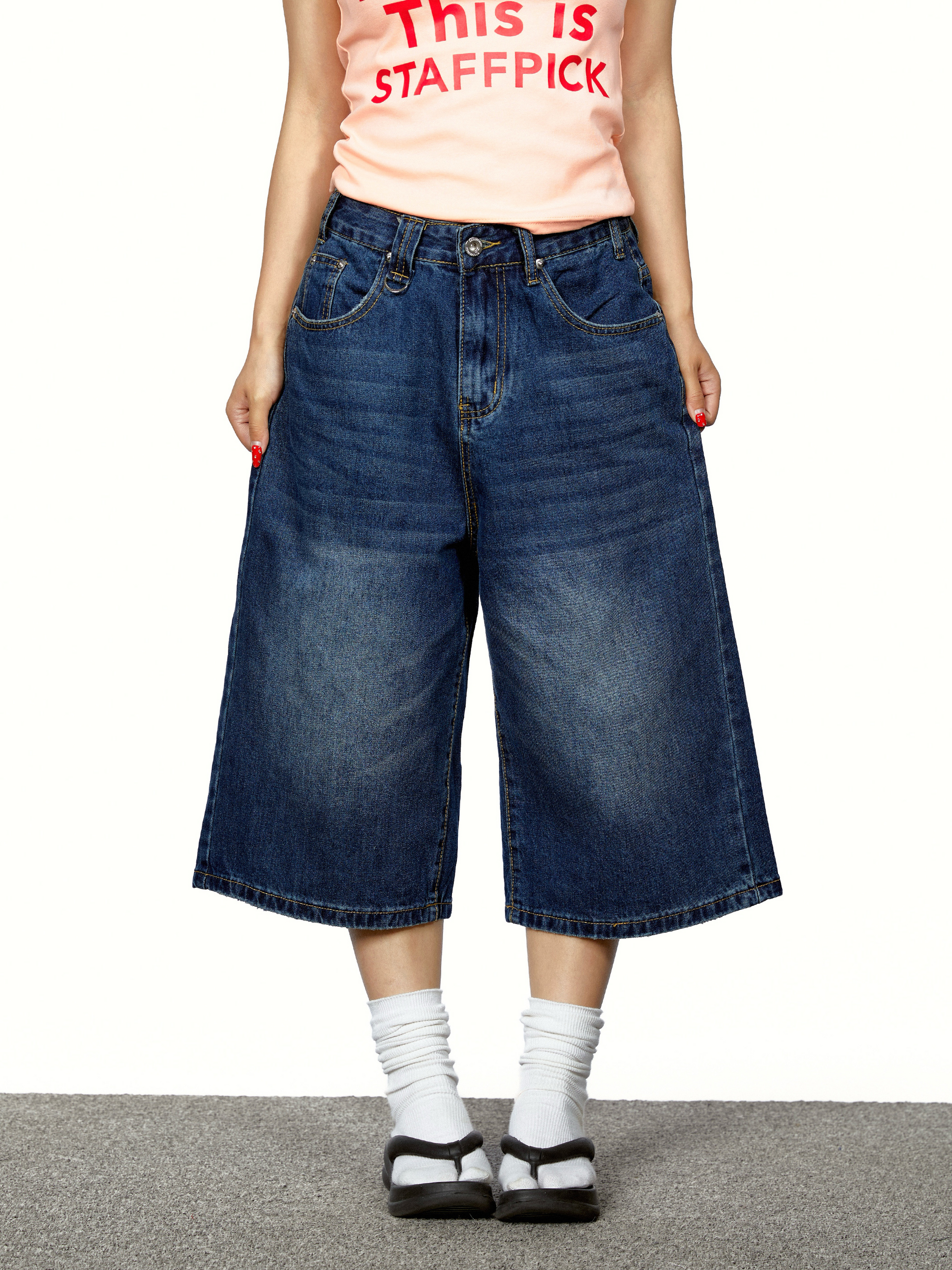 Denim Wide Jeans