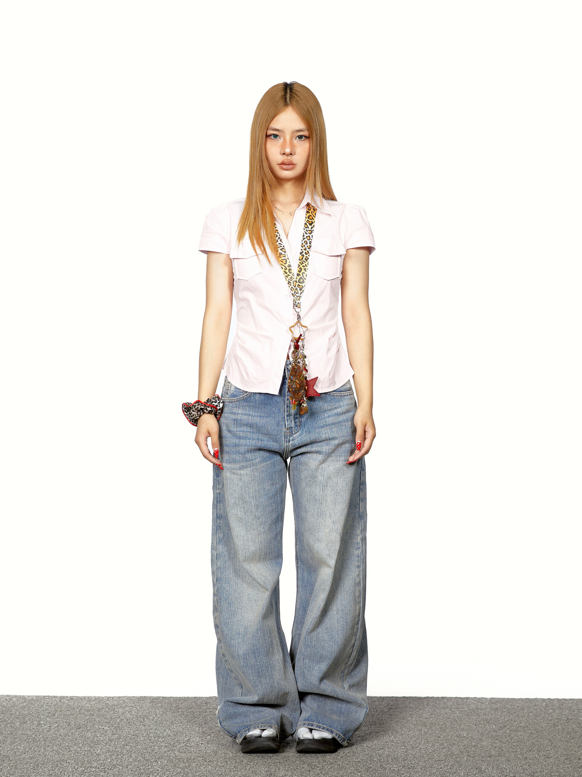 Pleated Waist Shirt