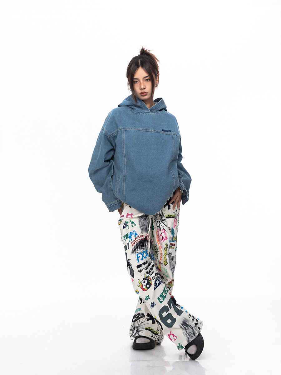 Colorful Graffiti Trousers