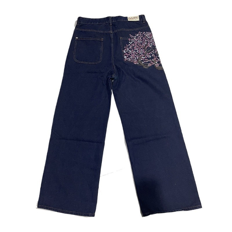Blossom Embroidered Denim